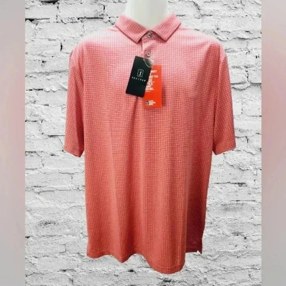 PGA Tour Orange/Reddish Golf Shirt